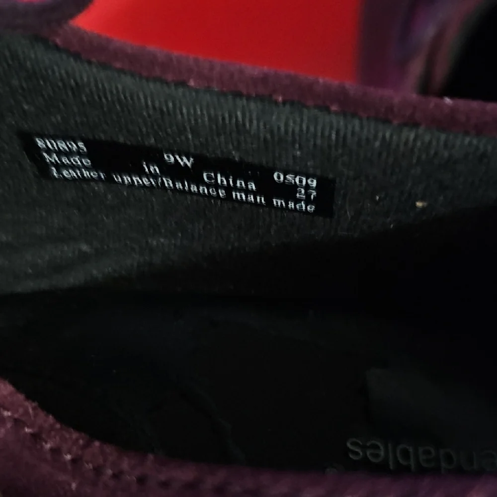 Clarks Red and Purple Ankle Boots - Picture 10 of 11